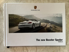 PORSCHE OFFICIAL BOXSTER SPYDER HB PRESTIGE SALES BROCHURE USA EDITION 2015 2016 picture