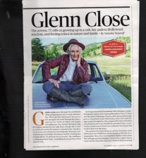 Glenn Close : Various clippings, pictures, ads and/or articles. picture