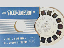 Vintage 1951 LIFE With COWBOYS Cattle ROUNDUP & BRANDING View-Master Reel #942 picture
