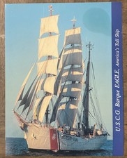 Vintage USCG Barque Eagle America Tall Ship Coast Guard 11x8.5 Advertisement. picture