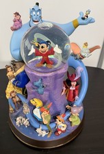 Wonderful World Disney Store Friend Like Me Lights Up Musical Snow Globe #1 picture