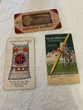 Vintage Indiana Ephemera Lot Dixon Ticonderoga M&R Feed Corn-Tap 1940-1950s picture
