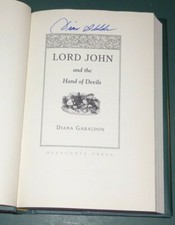 Signed Lord John and the Hand of Devils by Diana Gabaldon AUTOGRAPHED Outlander picture