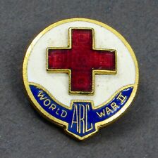Vintage ARC American Red Cross WW2 World War 2 Enameled Pin Brooch picture