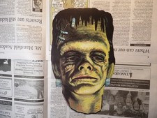 Vintage Die-Cut Frankenstein 6.75X11