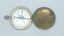 Vintage WWII U.S.C.E. (U.S. Corps of Engineers) Brass Field Compass by TAYLOR picture