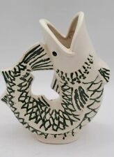 White Koi Fish Ceramic Vase 7