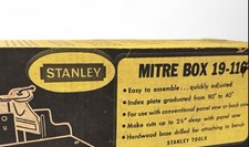 NOS 1970’s Vintage Stanley No. 19-116 Mitre Box Same As 116 picture