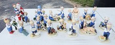 Vintage 1985 HOMCO Denim Days Figurines Large Lot Farm Kids Animals Christmas  picture