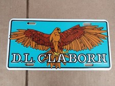 Vintage D.L. Claborn Atlanta GA Buick Dealer Booster License Plate picture