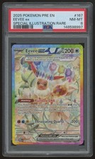 2025 Pokemon Eevee ex Prismatic Evolutions Special Illustration Rare #167 PSA 8 picture
