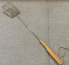 Vintage Long Handle Metal Spatula picture