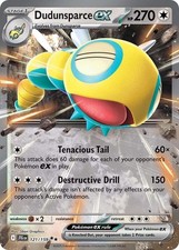 Dudunsparce ex Holo Double Rare SV09: Journey Together 121/159 NM picture