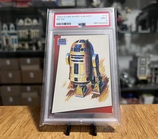 1993 Topps Star Wars 1st Galaxy R2-D2 Astromech Droid Character Card #12 PSA 9 picture