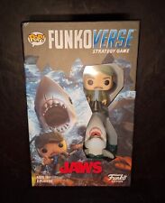Jaws Shark Movie Board Game Action Role Playing w/ Funko Pop Universe Figurines picture