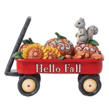 Jim Shore Harvest Haul - Harvest Wagon with Pumpkins 6016634 New for 2025 picture