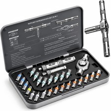 24-in-1 Magnetic Ratchet Screwdriver Set for Home, DIY & Electronics picture