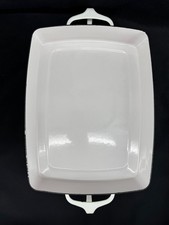 Dansk Kobenstyle White Enamel Baking Casserole Dish 13” x 9” Made in France picture