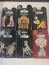 DISNEY Parks PIN TRADING LOT 6 ASSORTED PINS AUTHENTIC  picture