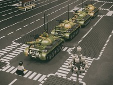 LEGO Tiananmen Square Tank Man China toys military vehicle 11x17 Poster picture
