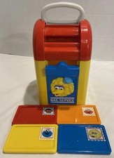 Vintage Ilco Sesame Street Babies/Toddlers Mailbox Stacking Letters picture