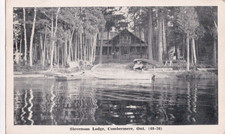 Postcard Black & White Stevenson Lodge Combermere Ontario Canada Stamped 1951 picture