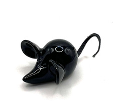 CG&S England Black Ceramic Mouse Figurine Studio Pottery Art Clay Country Mice picture