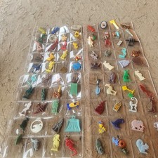 Vintage Lot  Gumball Cracker Jack Prize Charms Mixed Plastic Metal Misc picture