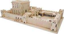 Wooden 3D Jerusalem Temple Model KIT Jewish Israeli Beit Hamikdash Replica Puzzl picture