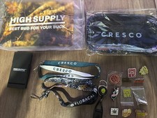 Cannabis Brand Cresco Labs 17 Piece Swag Lot-Lanyards, Rolling Accessories, Pins picture