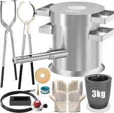 Complete 3KG Propane Melting Furnace Kit for Beginners – All-In-One Metal Smelti picture