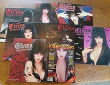 Elvira Mistress Dark Vintage Calendars + Scream Queens #33 Pre-owned LOT *READ* picture
