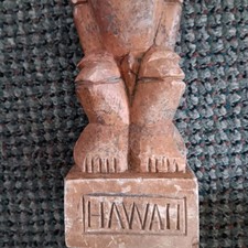 Hand CARVED  HAWAII  TIKI picture