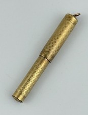 Miniature Antique Gold Filled Lever Filler Fountain Pen with 14Kt Nib picture