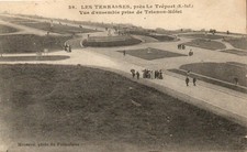 Postcard RPPC Panoramic View From the Hôtel Le Trianon Normandy France P2178 picture