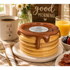 Bath & Body Works Pancake Cake Stand Candle Holder 3 Wick Pedestal Decor NWT picture