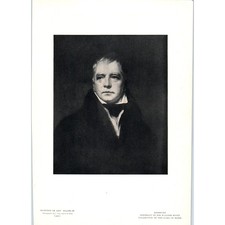 Portrait of Sir Walter Scott - Raeburn c1905 Art Print D16 picture