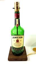 Handmade Jameson Whiskey Large Liquor Bottle Table Lamp Bar Lounge Desk Light picture