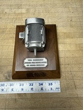 Vintage General Electric GE  Figural   Motor  Award Plaque picture