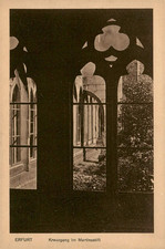 Erfurt Germany Martinsstift Cloister Vintage Postcard RPPC picture