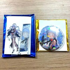 NIKKE and GALLERY Nayuta Acrylic Stand Hologram Can Badge 2pcs picture