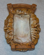 VINTAGE ITALY CHRISTMAS NATIVITY MANGER CRECHE FIGURINE DEPOSE ITLAY picture