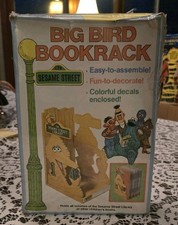 Vintage Sesame Street Big Bird Book Rack Sealed 1979 Henson Muppets Inc. picture