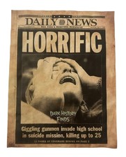 Columbine High School, Shooting Newspaper Headline April 20 1999￼ picture