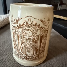100 Year Old  vintage Münchner Kindl (Munich Child) half-liter beer stein picture