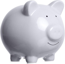 Large Ceramic Piggy Bank, Ideal for Boys and Girls, Kids Money picture