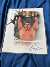 WWE Gunther 8x10 Autograph COA/JSA Authentic Autograph picture