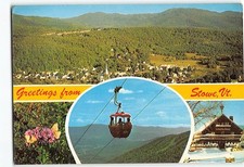 Postcard Greetings from Stowe Vermont USA picture