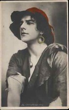 Michael Mikhail Mordkin Russian Ballet TINTED c1910 Real Photo Postcard picture