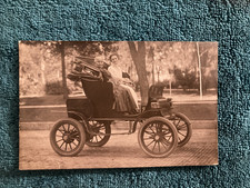 RPPC Daughter Takes Mother for First Ride in New Stick Driven Auto Unposted c05' picture